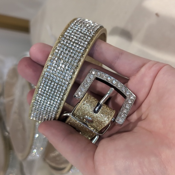 Crystal Holiday Pet Collars - Gold - Picture 3 of 3